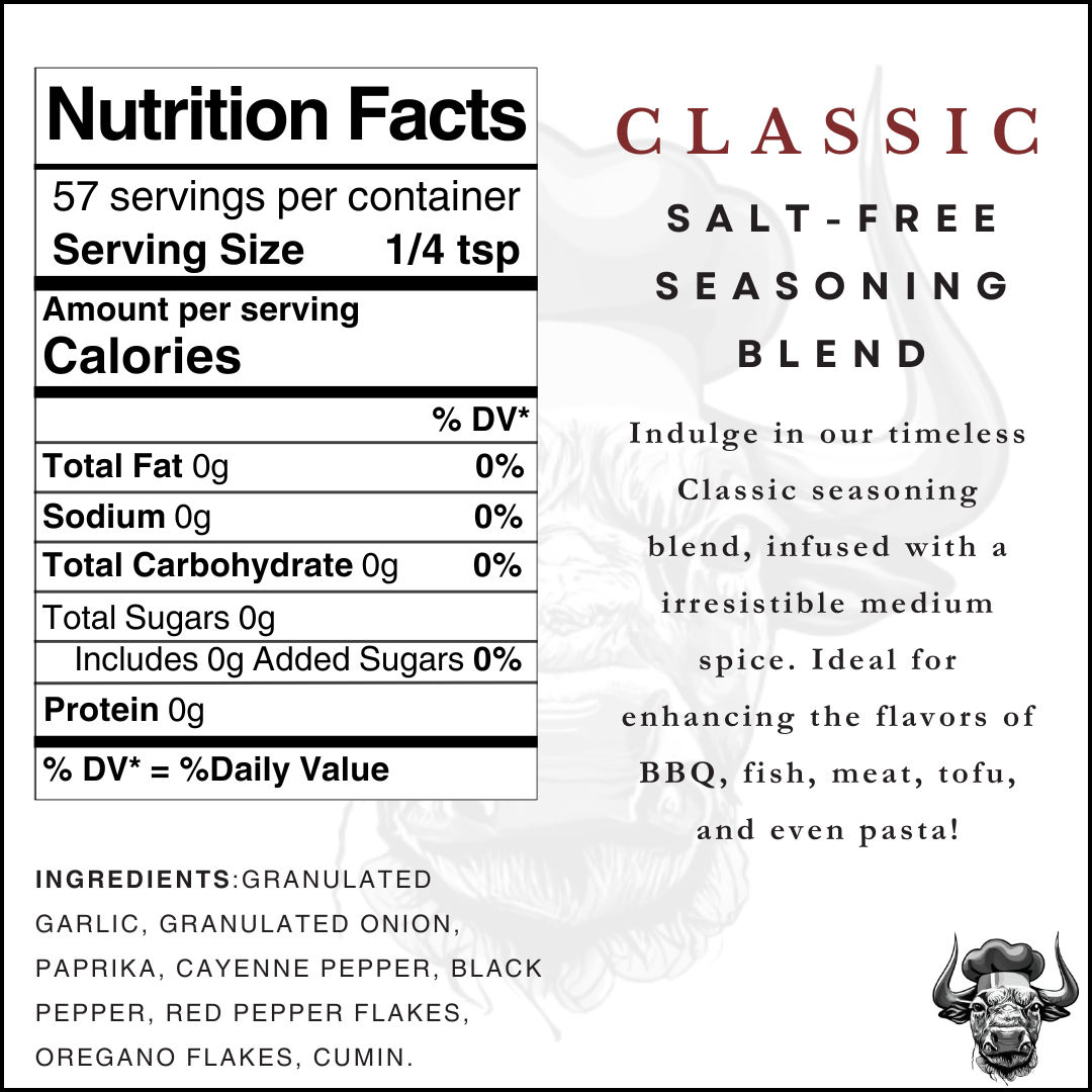 "Classic" Salt-Free Seasoning Blend Refill