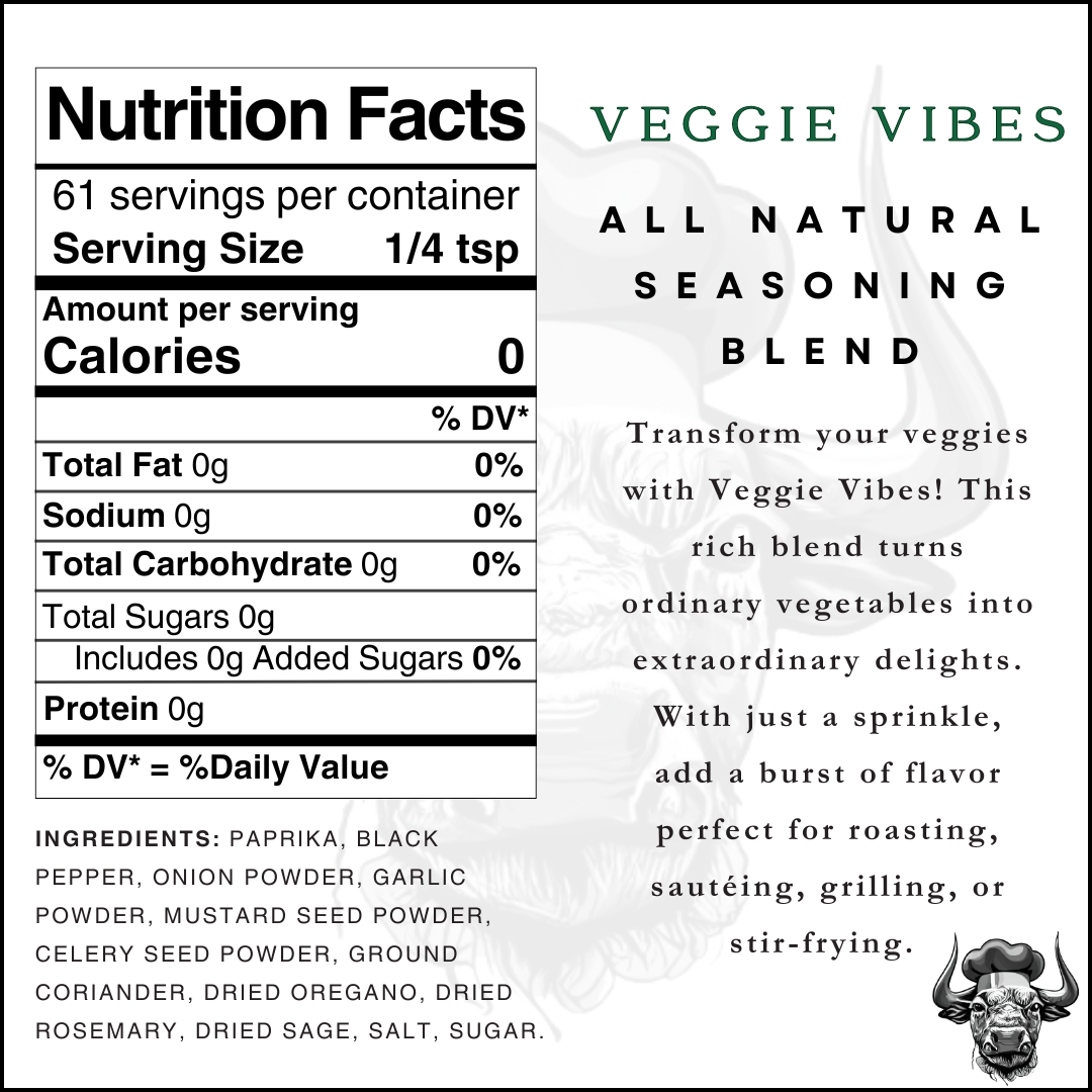 "Veggie Vibes" Seasoning Blend Refill