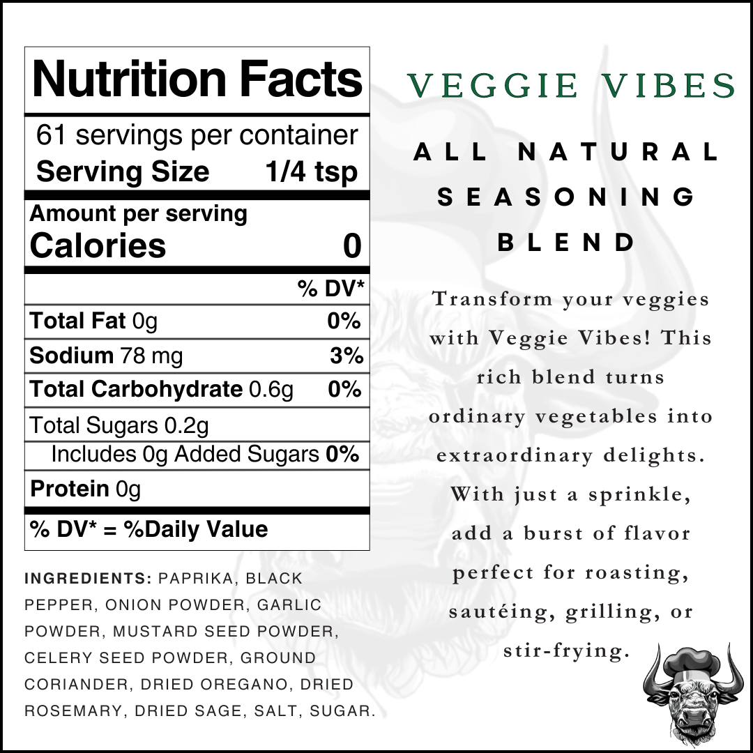 "Veggie Vibes" Seasoning Blend